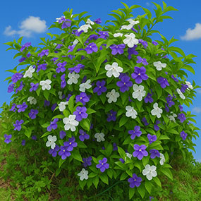 Flowering shrubs